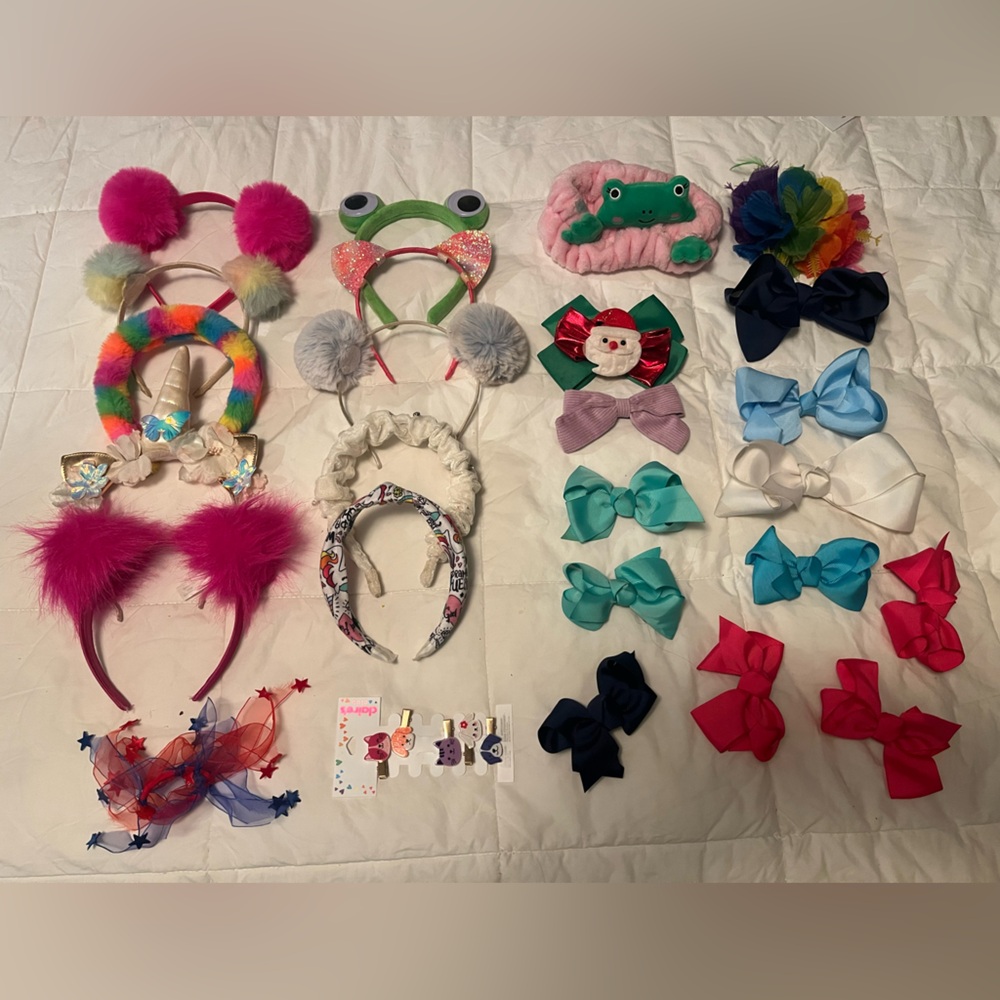 26 piece little girl hair accessories